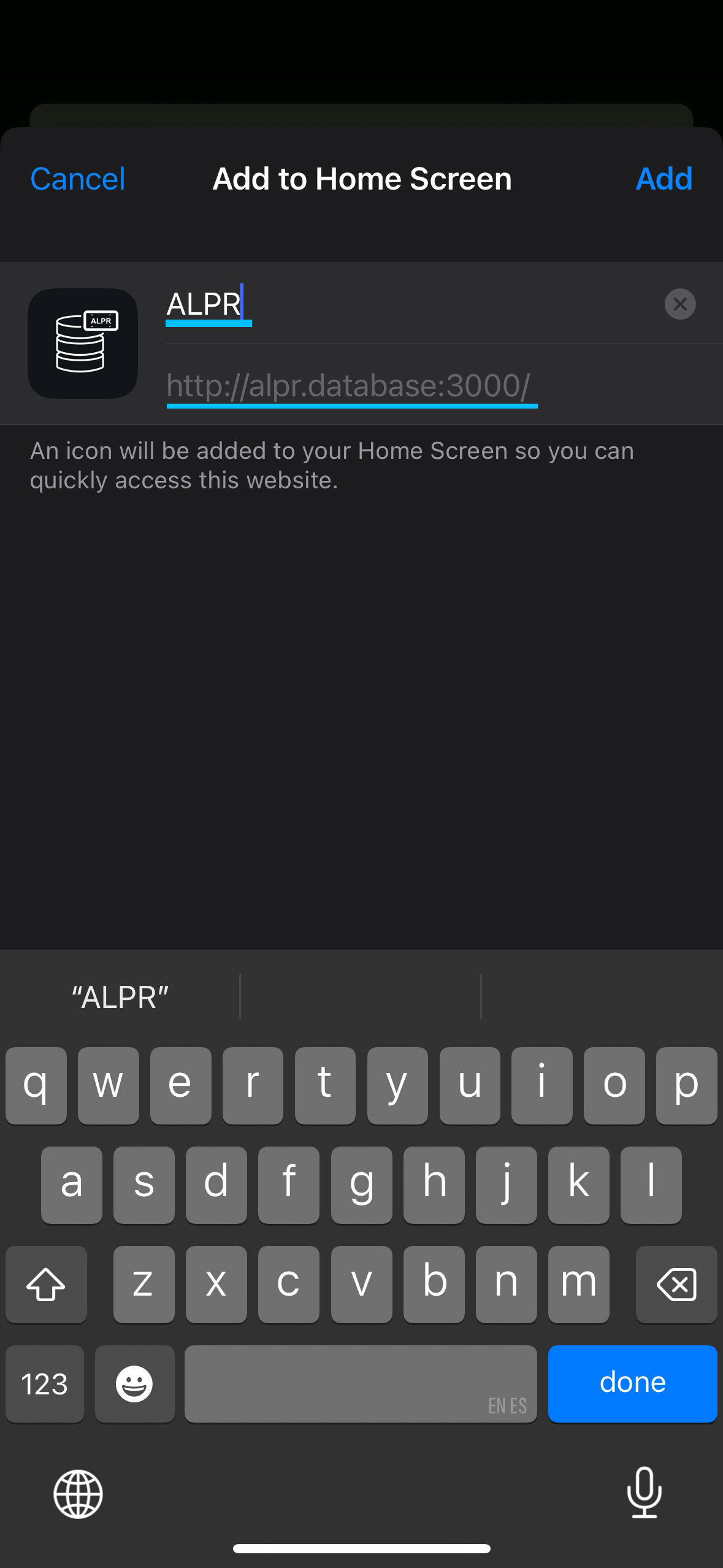 Add to Home Screen