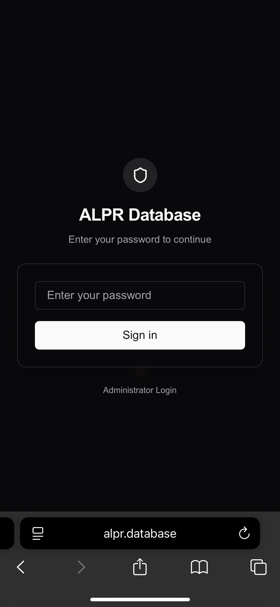 Mobile Login